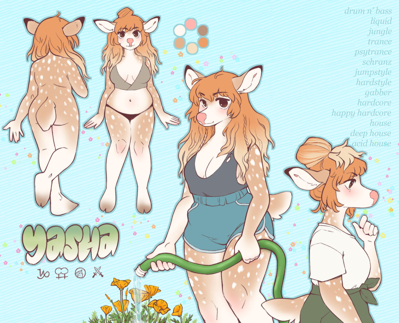 Yasha Reference Sheet